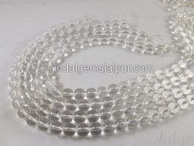 Crystal Quartz Smooth Round Beads